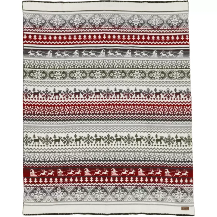 Pled bawełniany Eskimo Tödi Green/Red