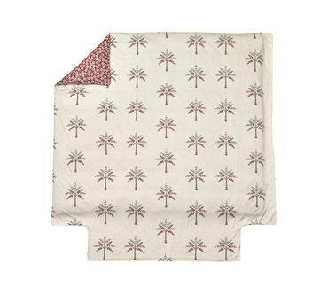 Poszwa satynowa Sanderson Palm Grove Grenade