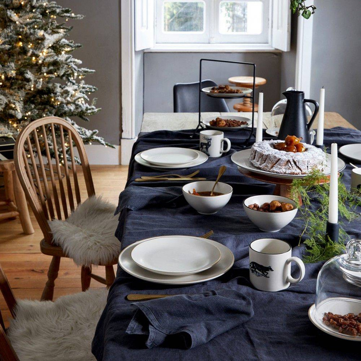 Talerz płytki Costa Nova Augusta Natural Gold 34 cm