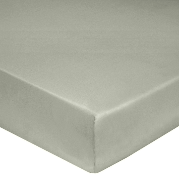 Pościel perkalowa Blanc Des Vosges Uni Oliwkowa