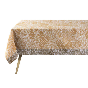 Obrus bawełniany Le Jacquard Français Wagara Beige