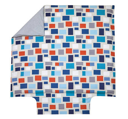 Poszwa perkalowa Scion Living Blocks Celadon