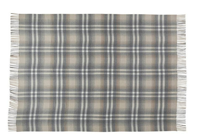 Pled kaszmirowy Eskimo Zürich Silber/Beige