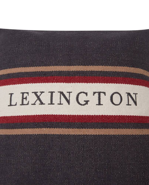 Poduszka dekoracyjna Lexington Striped Logo