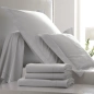 Pościel perkalowa Blanc Des Vosges Uni Szara