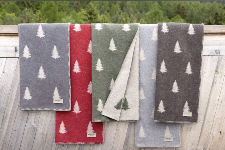 Pled bawełniany Eskimo Pina Olive