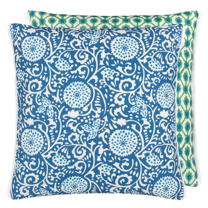 Poduszka dekoracyjna Designers Guild Outdoor Shaqui Prussian