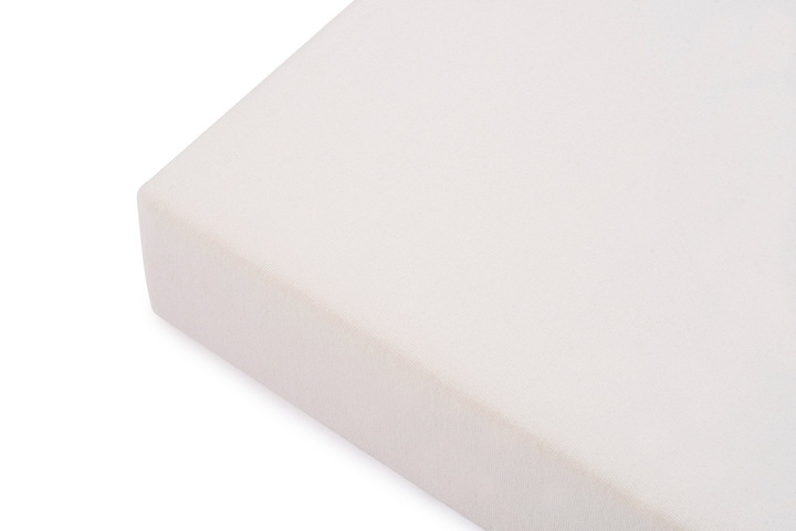 Prześcieradło jersey luxury ze ściągaczem Basic Ecru