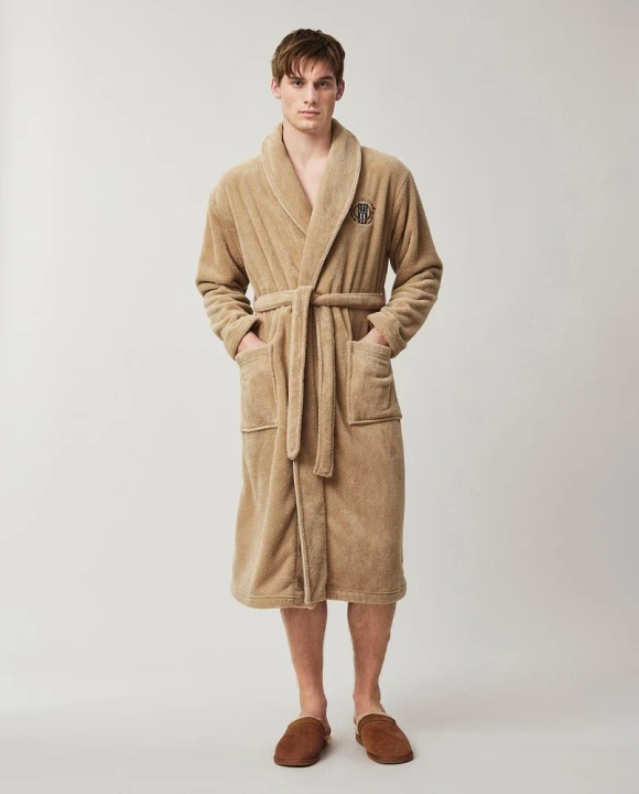 Szlafrok Lexington Lesley Fleece Beige