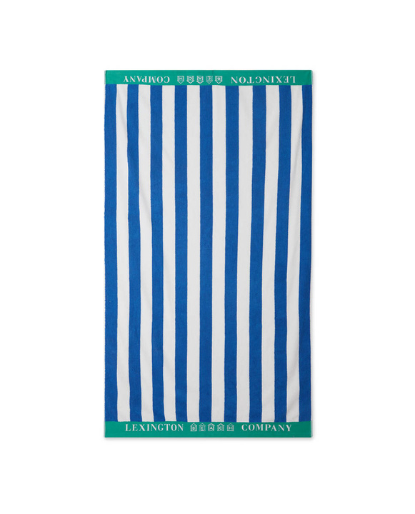 Ręcznik plażowy Lexington Striped Blue/White/Green