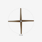Wentylator sufitowy Faro Barcelona Attos LED XL Brown fan DC 