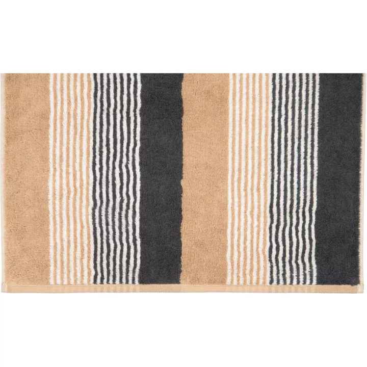 Ręcznik Cawo Coast Repeat Antrazit/Natur