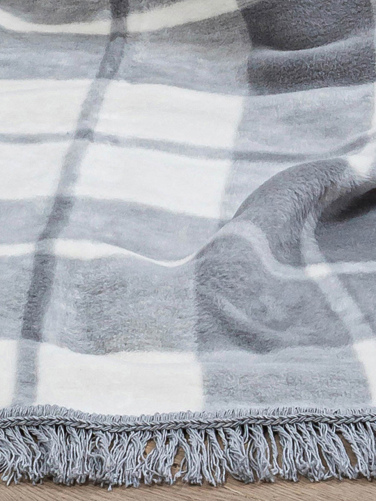 Koc Cotton Cloud Housie Grille Grey