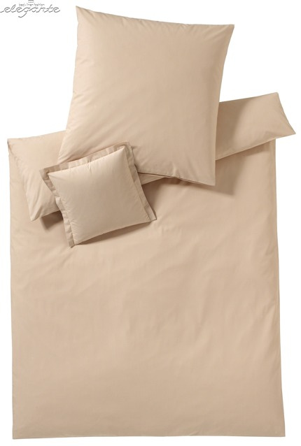 Pościel perkalowa Elegante Solo Beige OSTATNIE SZTUKI