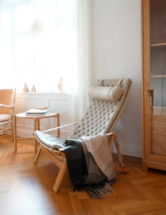 Pled wełniany Elvang Manhattan Beige