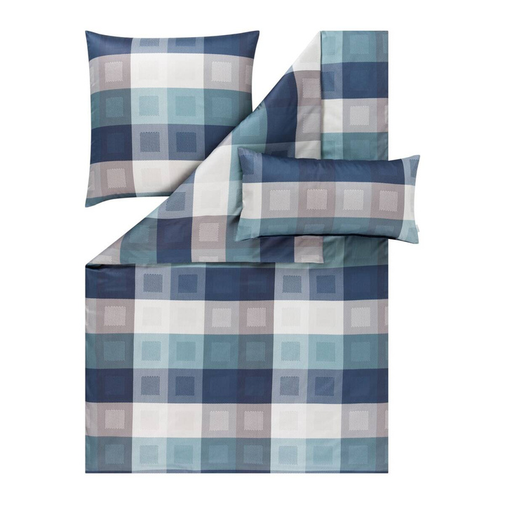 Komplet pościeli satynowej Estella Equisit Armando Navy