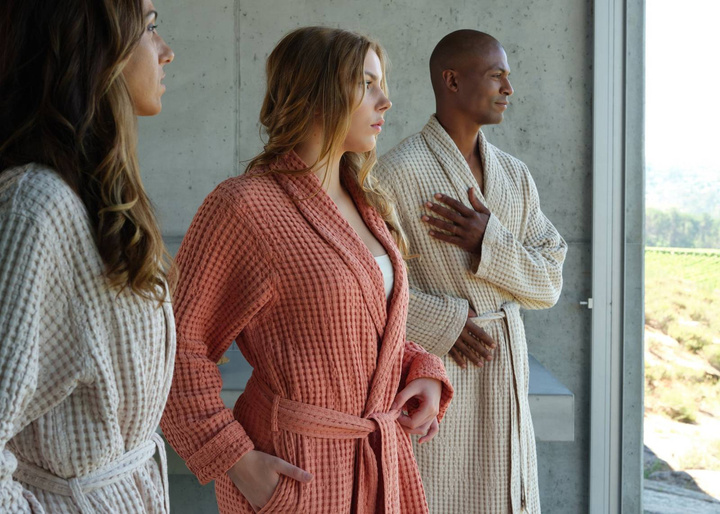 Szlafrok Abyss & Habidecor Pousada Robe Linen