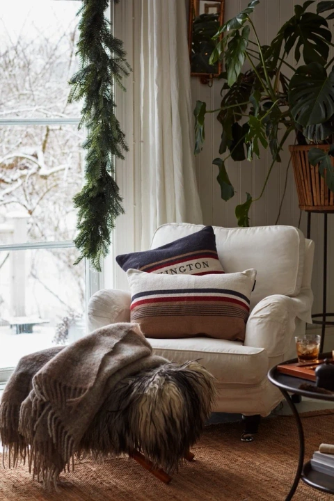 Poduszka dekoracyjna Lexington Striped Beige