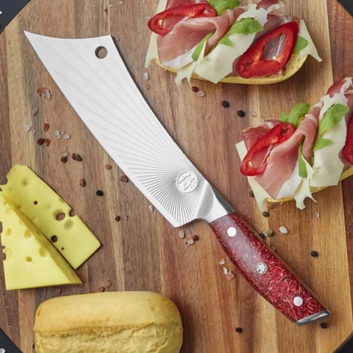 Nóż Dellinger Sandvik Northern Sun BBQ Max 210 mm Red