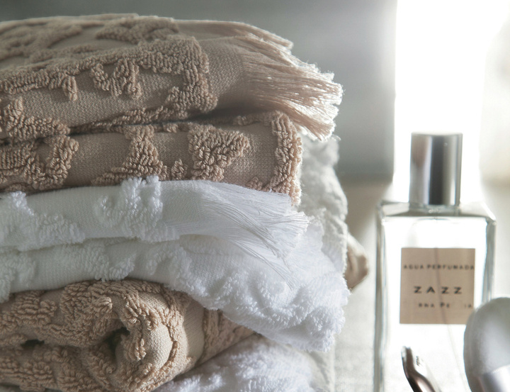 Ręcznik Blanc Des Vosges - Princesse Brązowy