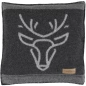 Poduszka dekoracyjna Eskimo Zernez Anthracite/Grey