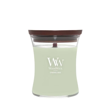 Świeca zapachowa WoodWick Hearthwick Etheral Haze średnia