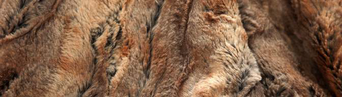 Pled futrzany Deckenkunst Dreamer Braun Standard