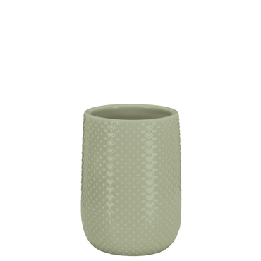 Kubek na szczoteczki do zębów Kleine Wolke Dotty Reed Green