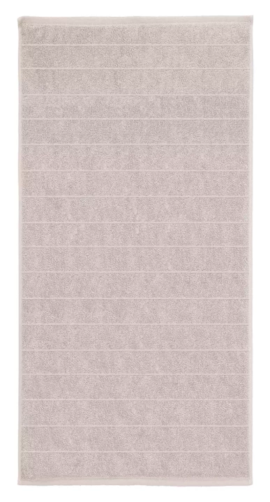 Ręcznik bawełniany Kleine Wolke Via Oyster Grey