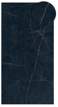 Blat porcelanowy ABK Stone Precious Black 1635x3230 soft 20 mm