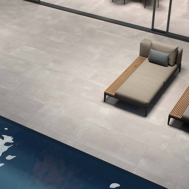 ABK LAB325 Base Ash - płytka ceramiczna/gres 80x80 cm rett. 9 mm naturale