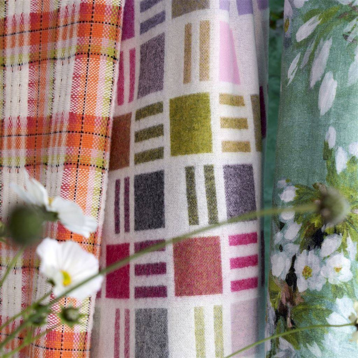 Koc wełniany Designers Guild Woodhall Zinnia