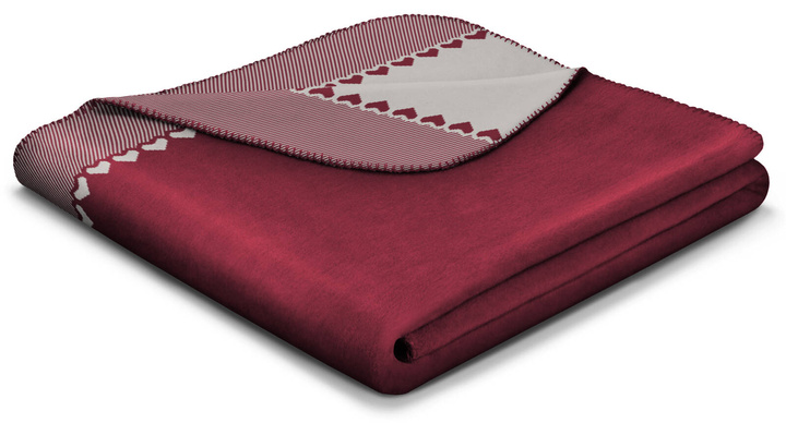 Koc bawełniany Biederlack Heart Warming