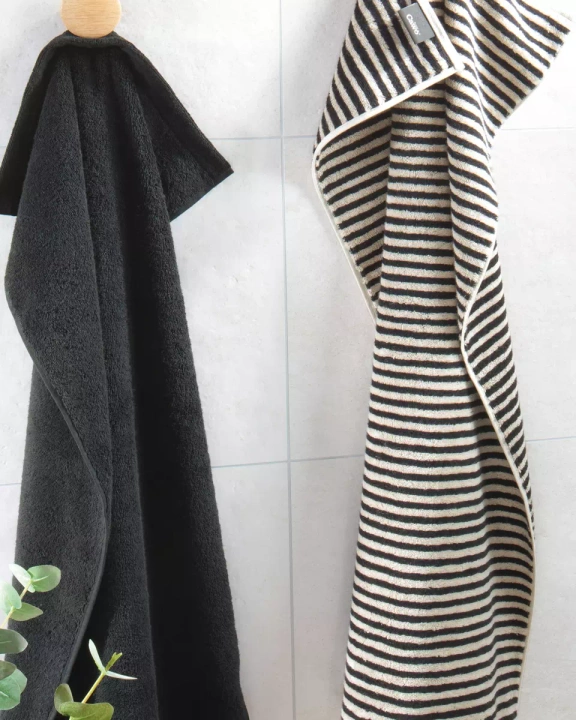 Ręcznik Cawo Natural Stripes Natur-schwarz