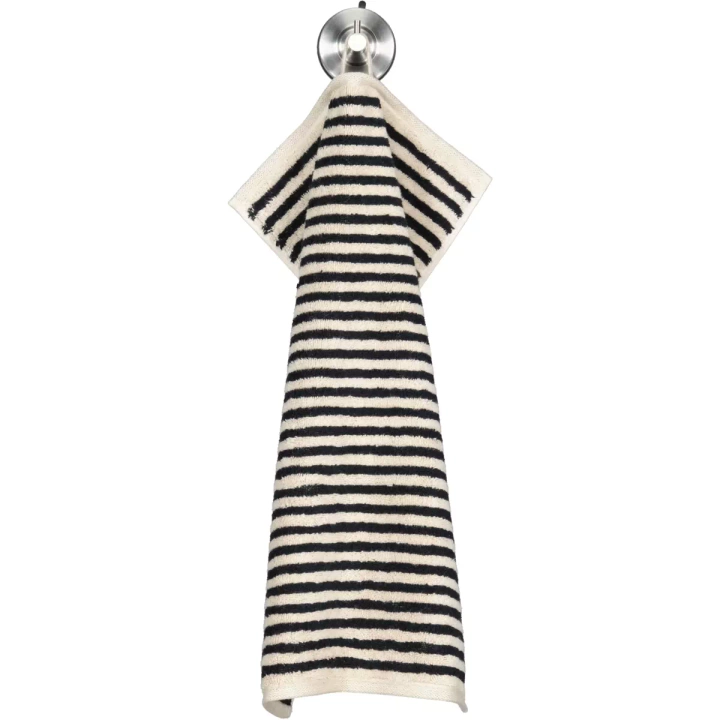 Ręcznik Cawo Natural Stripes Natur-schwarz