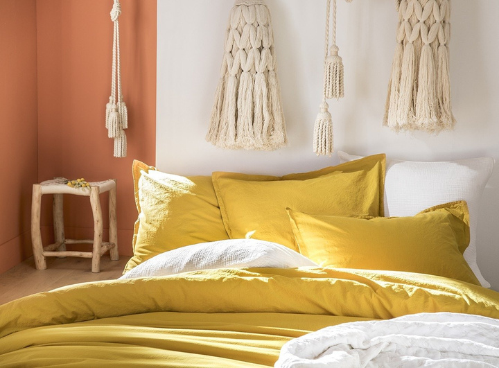 Poszewka bawełniana Essix Soft Line Curry