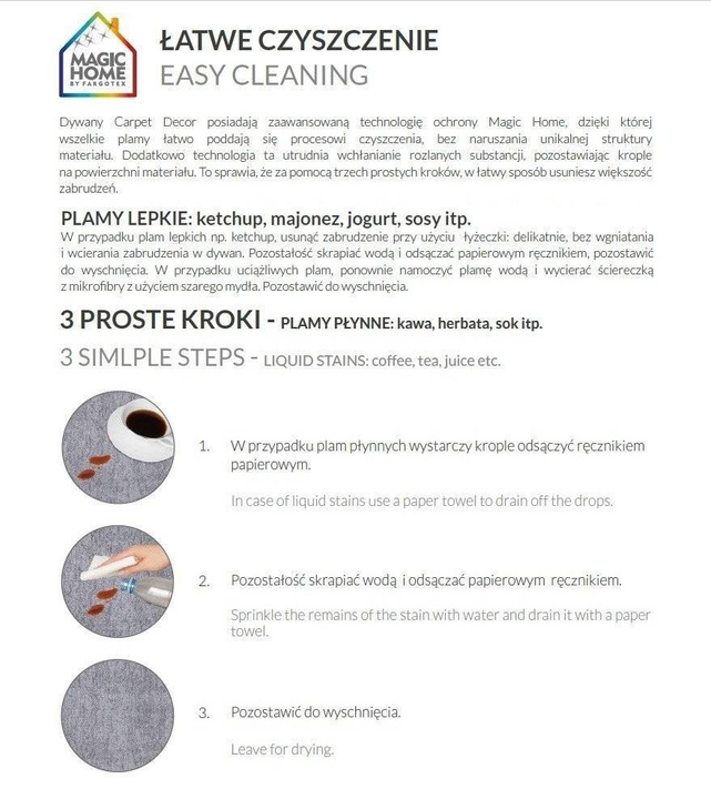 Dywan łatwoczyszczący Carpet Decor Etna Beige