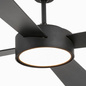 Wentylator sufitowy Faro Barcelona Hydra L LED Black Fan DC