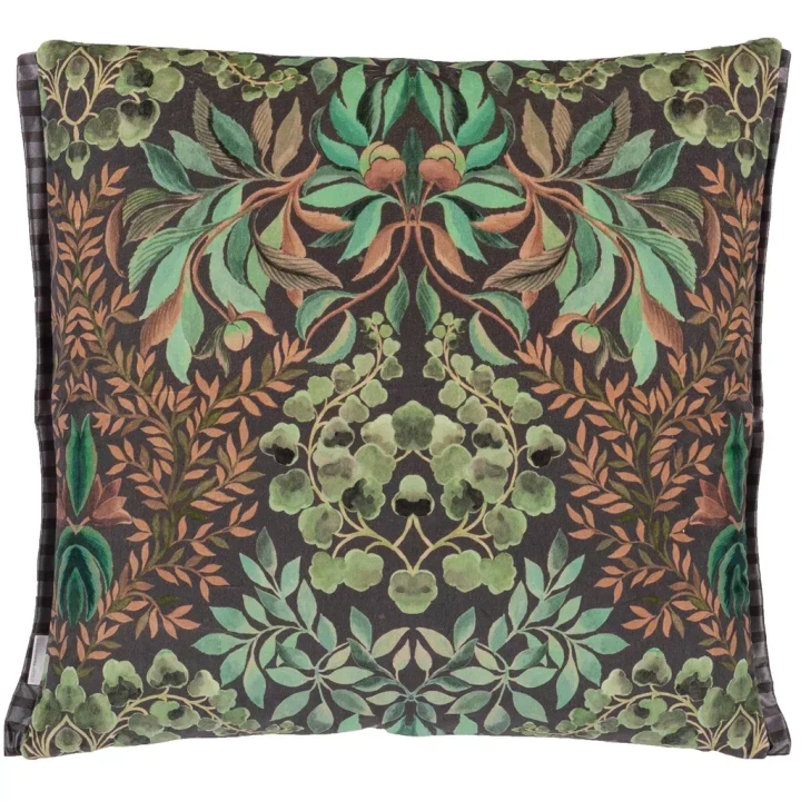 Poduszka dekoracyjna Designers Guild Ikebana Damask Graphite