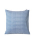 Poszewka satynowa Lexington Summer Striped Organic Blue/White