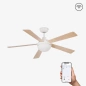 Wentylator sufitowy Faro Barcelona Izaro LED L White Fan SMART