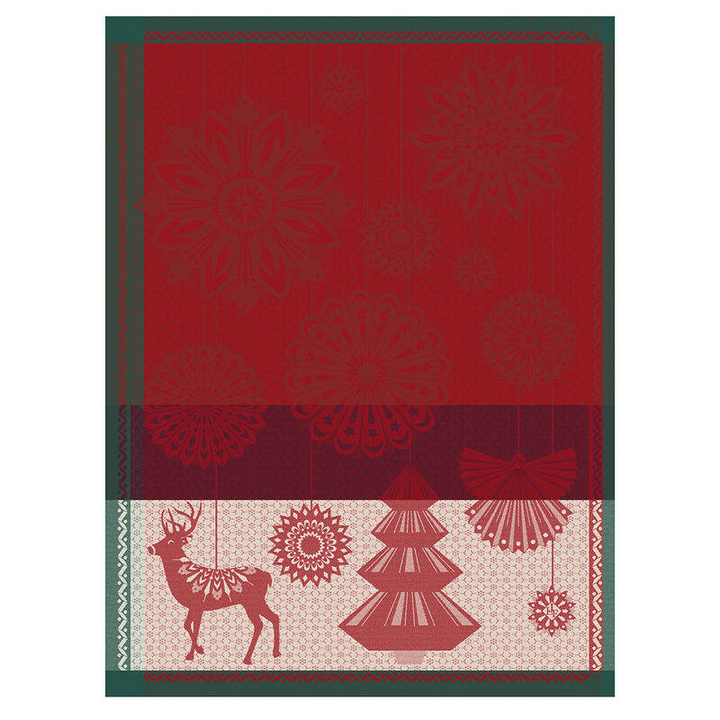 Ściereczka kuchenna Le Jacquard Français Lumières d'étoiles Red