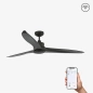 Wentylator sufitowy Faro Barcelona Tonic SMD LED L Brown Fan SMART