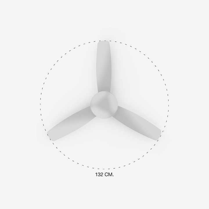 Wentylator sufitowy Faro Barcelona Islot L White DC SMART
