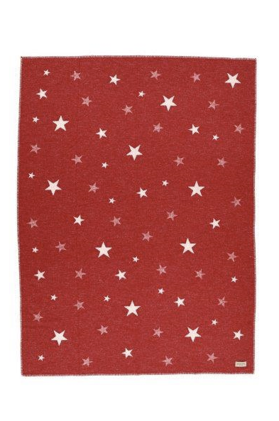 Pled bawełniany Eskimo Etoile Red
