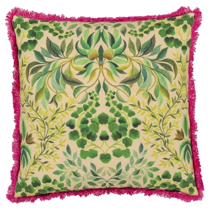 Poduszka dekoracyjna Designers Guild Ikebana Damask Embroidered Fuchsia
