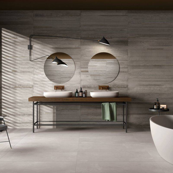 ABK LAB325 Metal Ash - płytka ceramiczna/gres 120x280 cm rett. 6 mm naturale