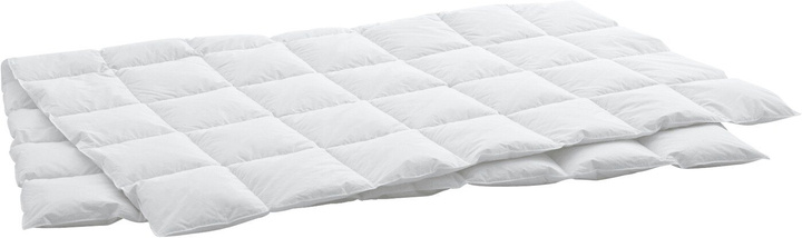 Kołdra puchowa Swiss Dream Classic 90 Caro Light (90% puch, 100% batyst bawełniany) Ostatnie Sztuki 