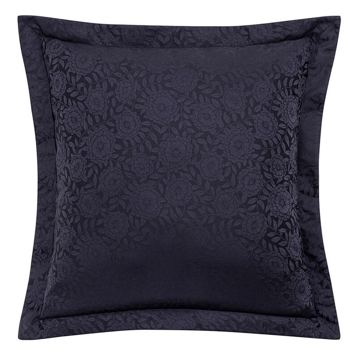 Poszewka żakardowa Le Jacquard Français Flora Dark Blue