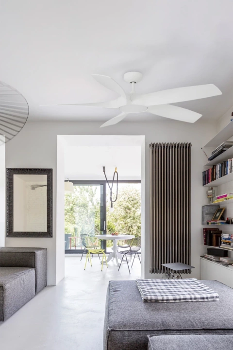 Wentylator sufitowy Faro Barcelona Cocos LED L White Fan